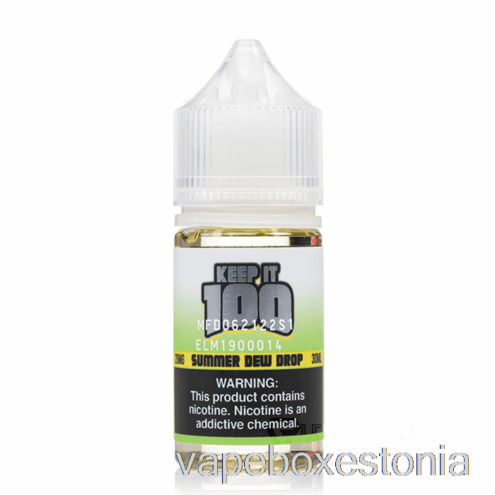 Vape Box Estonia Suvine Kastetilk - Hoia Alles 100 Soola - 30ml 20mg